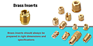 Custom solution of brass inserts by expert manufacturers