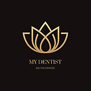 My Dentist's logo highlighting expert services in dental implants, teeth implants, and tooth implants for restoring y...