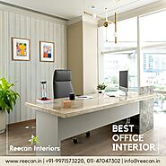 Reecan Interior: Top of The Class in Office Interior in Gurgaon Design