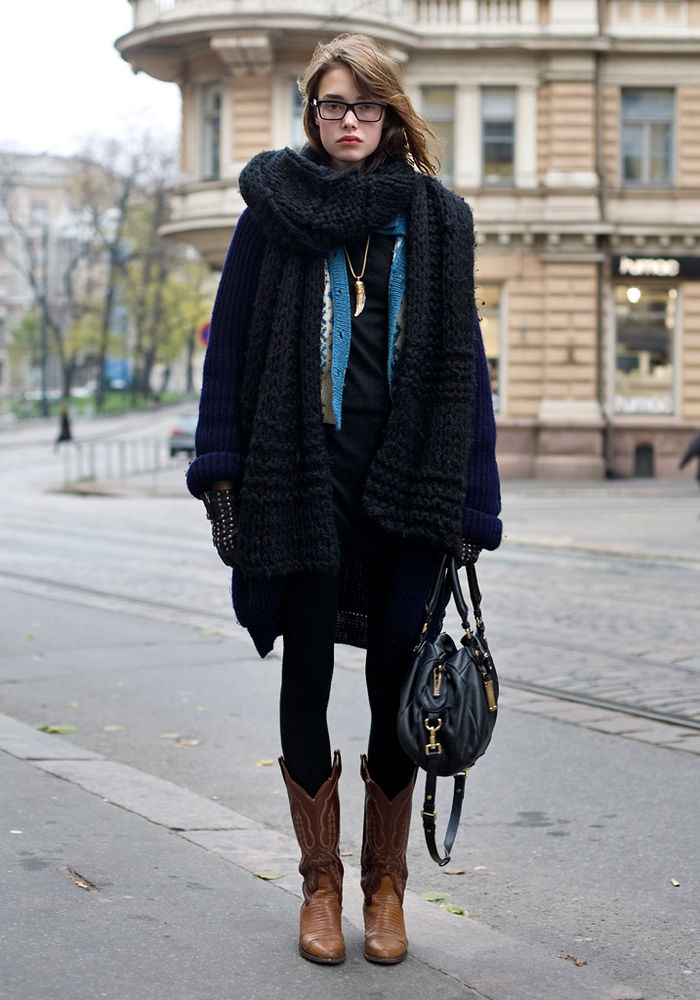 red cowboy boots outfit