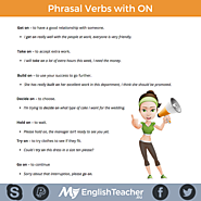 Common Phrasal Verbs with ON!