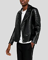 Alpha Black Biker Quilted Leather Jacket - Edgy & Stylish Outerwear from NYC Leather Jackets