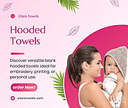 Blank Hooded Towels – Wholesale and Custom Options