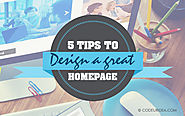 5 Great Homepage Design Tips