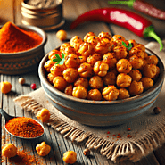 1. Spicy Roasted Chickpeas