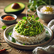 2. Avocado Rice Cakes