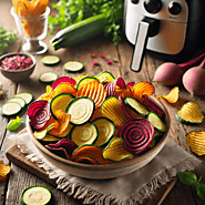 8. Air-Fried Veggie Chips