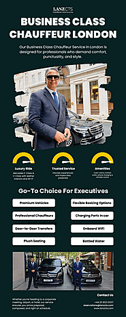 Business Class Chauffeur - Infographic