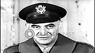 General Lucius Clay talks about the Berlin Blockade in United States. HD Stock Footage