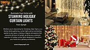 Illuminate Your Home with Stunning Holiday Curtain Lights from Sympli - Sympli