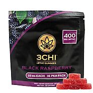 3Chi Delta-8 Black Raspberry Gummies (400 mg Total Delta-8-THC) - WeBeHigh