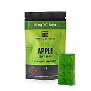 Apple SATIVA JELLY BOMBS – Twisted Extract - WeBeHigh