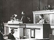 "Appeal to the League of Nations" A speech by Haile Selassie, given in Geneva, Switzerland, 1936