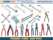 spanners pliers hand tools