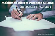 Making An Offer to Purchase a Home: The Basics Explained