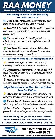 Seamless & Secure Money Transfer Platform | RAA Money