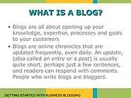 What Is a Blogging?