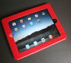 Whoever is dressed with hair and teeth brushed and their bed made first gets the RED iPad. (We have two, there is som...