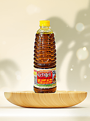 Buy 1L Kachi Ghani Mustard (Sarso) Oil Bottle Online