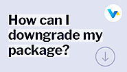 How can I downgrade my package?