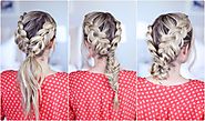 3-in-1 Double Dutch Braids| Build-able Hairstyle | Cute Girls Hairstyles