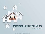 Dominator Sectional Garage Doors
