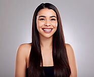 Relaxed Perm Straight Hair Frontal Closure for a Natural Finish