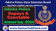 Odisha Police Constable Answer Key 2024 [Direct Link] Pdf Download