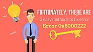 How to Fix Windows 10 Error Code 0x8000222