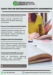 Quick Tips for Writing Biochemistry Assignments