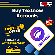 Buy Textnow Accounts - EG SMM