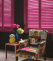 Painted Wooden Shutters at Creative Curtains & Blinds