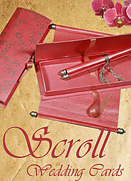 Scroll Wedding Cards | Scroll Invitations | IndianWeddingCards