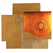 Modish Hindu Wedding Cards | CW-1549 | IndianWeddingCards