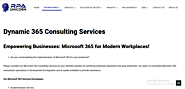 Dynamics 365 Consulting Services | Dynamics 365 Consultant