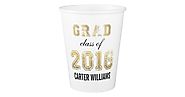 Graduation Party Cups | Grad Class of 2016 Paper Cup