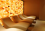 Himalayan Salt Walls Saltan Interior Dry Aging Spa