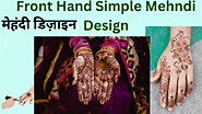 Top 50+ Best Front Hand Simple Mehndi Design