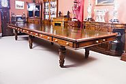 Antique Victorian 5 Metre Walnut Boardroom or Conference Table