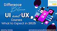 Difference Between UI and UX Courses: What to Expect in 2025