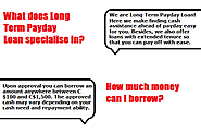 long term loans for low credit people