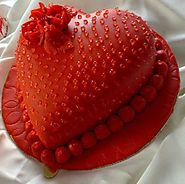 Send Hearten Shape Cake to Your Husband or Wife Online