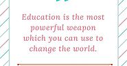 Education- A way to gain world peace