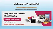 Print Documents Online with Exclusive 30% Discount Offer