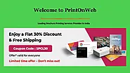 Want to Print Brochures Online? Apply POW25 and Save 25% Now!