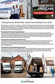 Packing Services Chesterfield – Hassle-Free Packing for Your Move | Piktochart | Infographics