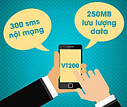 VT200 Viettel - Gói cước Khuyến mại 300SMS và 250MB DATA 3G