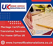 Marriage Certificate Translation Services UK at Cheap Rates