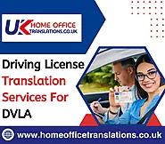 Driving License Translation Services UK by Expert London Translator