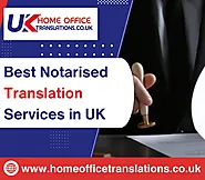 Notarised Translation Services UK: Accepted by Legal Authorities